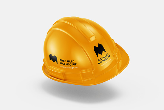 Free hard hat mockup