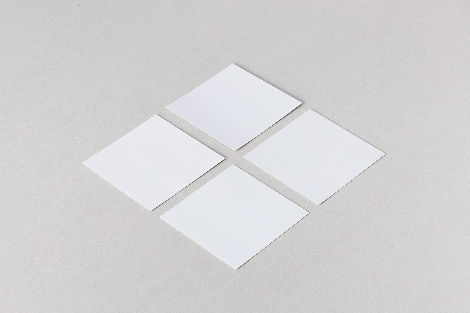 Simple square flyer mockup