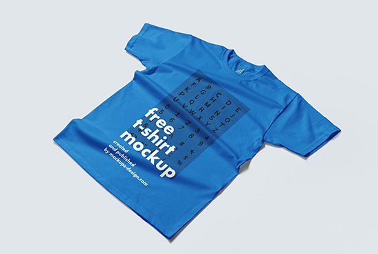 Flat t-shirt mockup