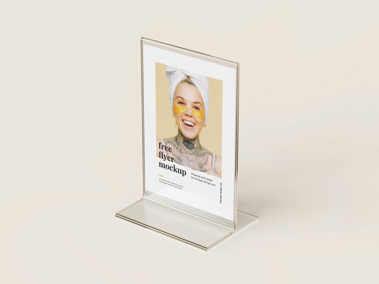 Flyer stand mockup - Instant Download