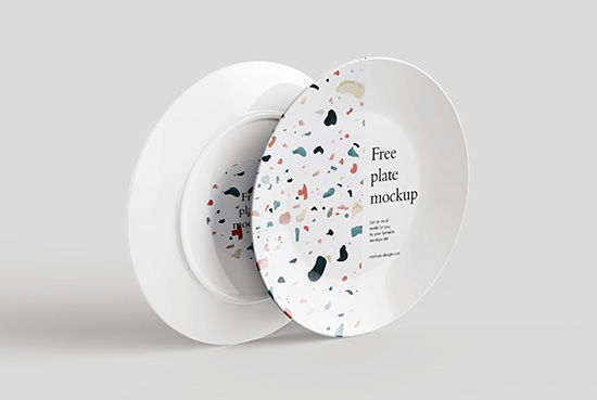 Free plate mockup