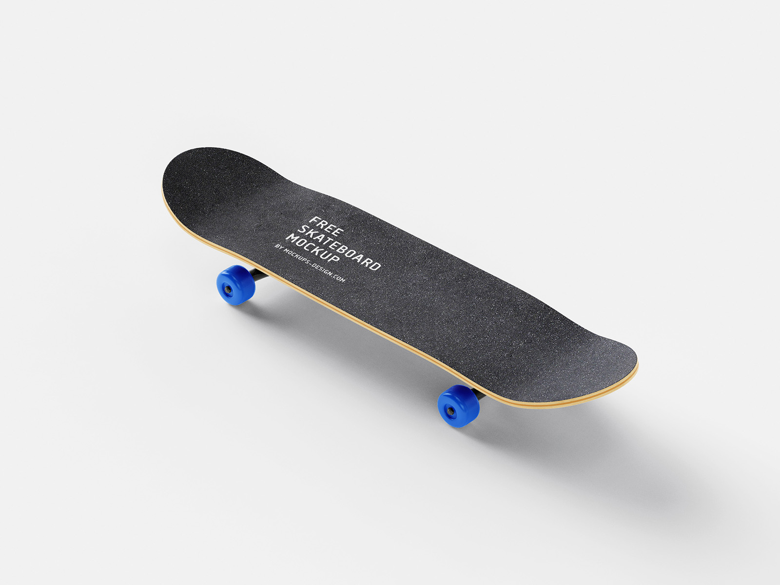 Free skateboard mockup