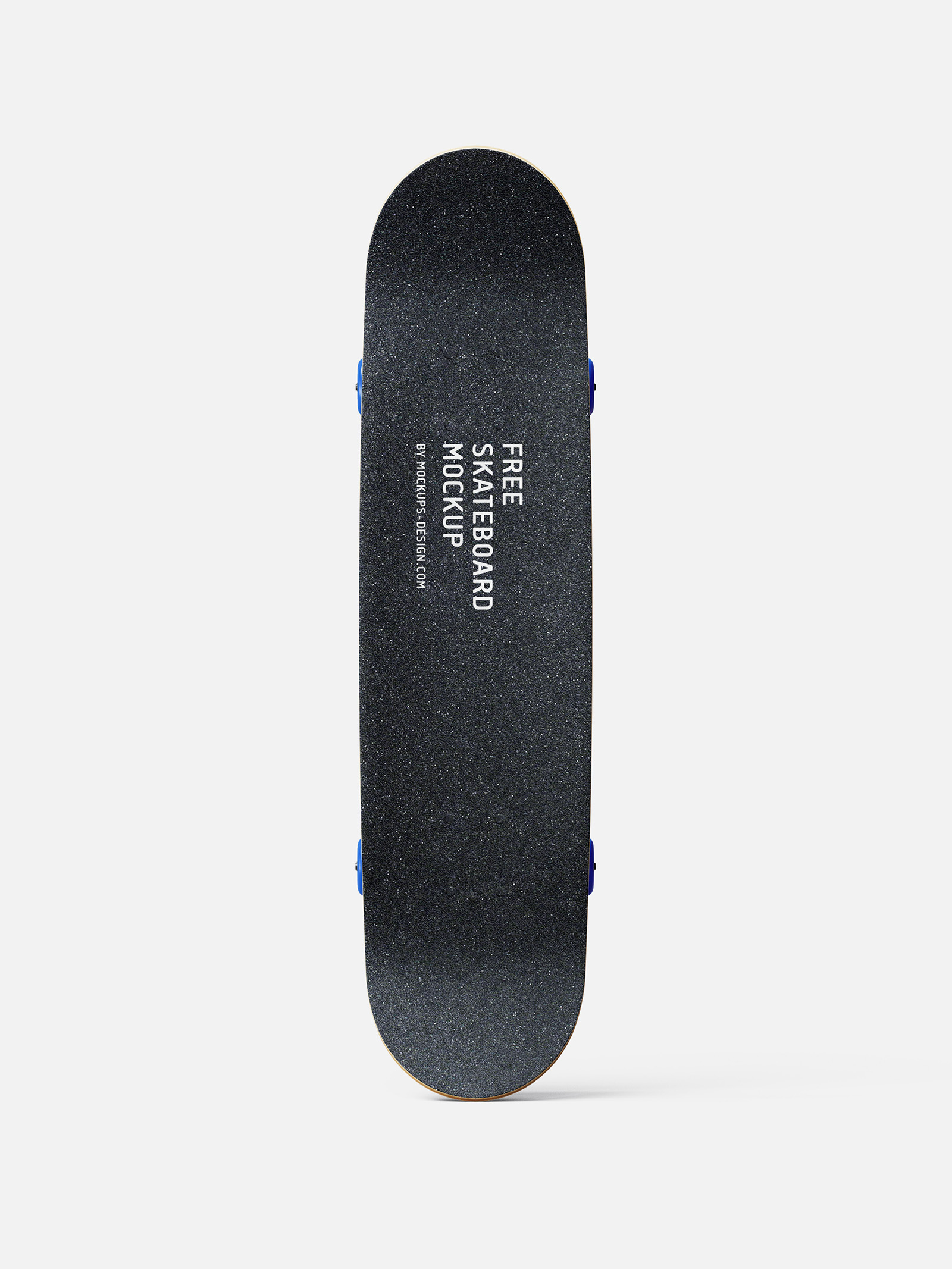 Free skateboard mockup