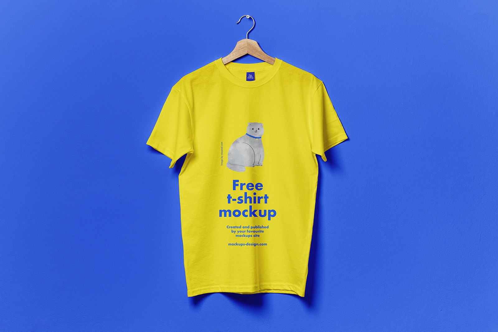 Free Hanging T-Shirt Mockup - Mockups Design