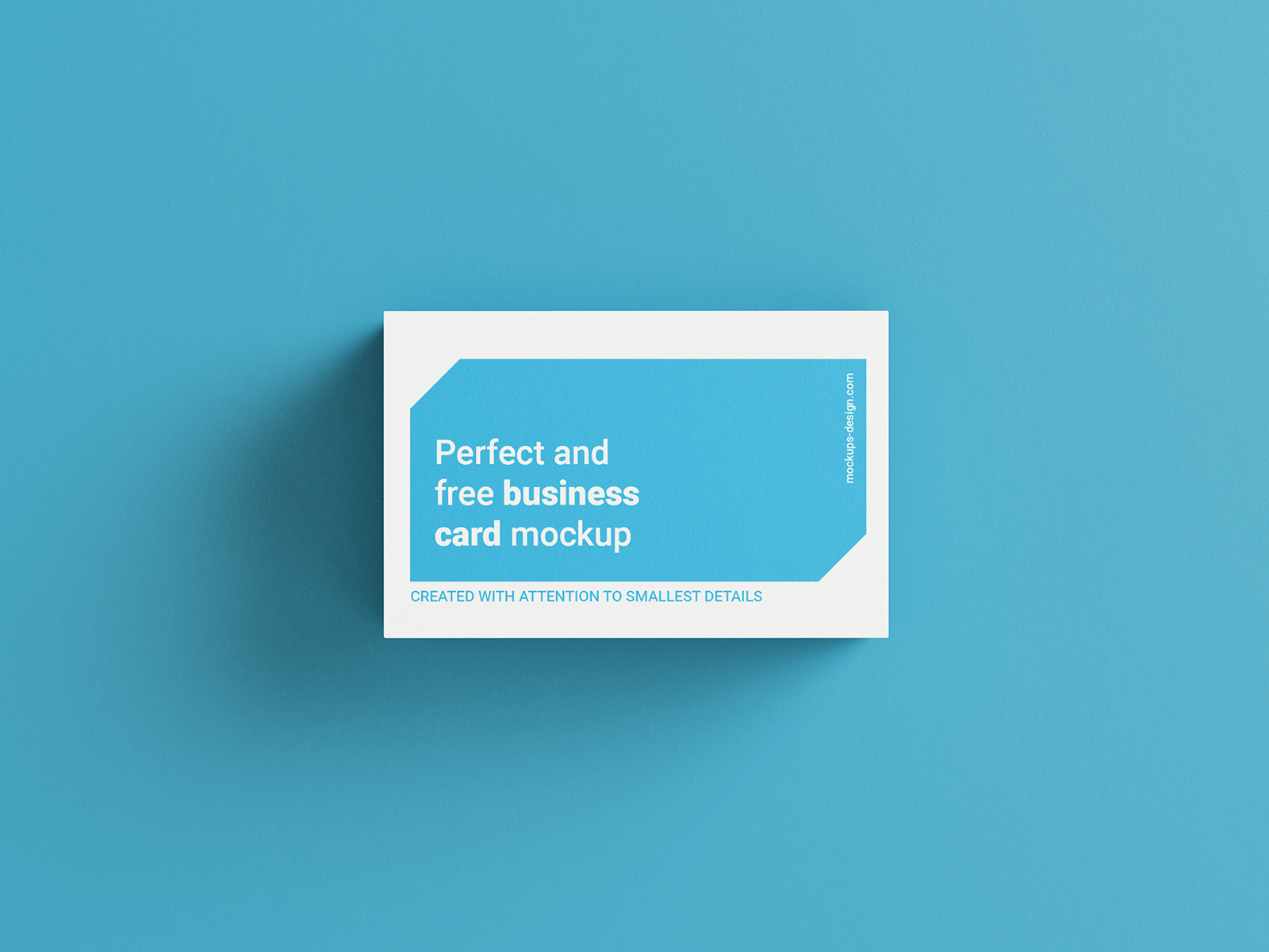 Business cards stack mockup