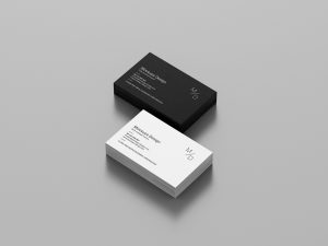 Clean business cards mockup - Instant Download