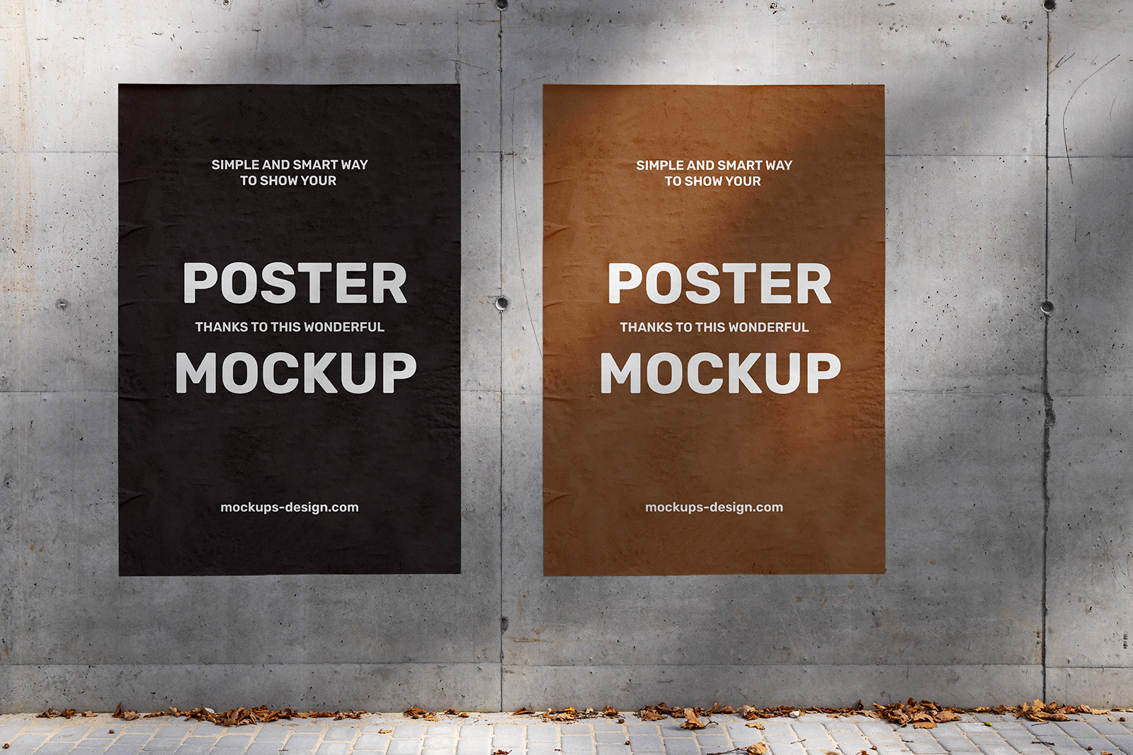 Wall Poster Mockup