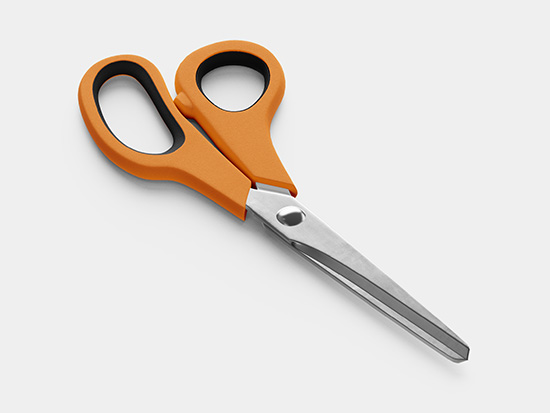 Scissors mockup