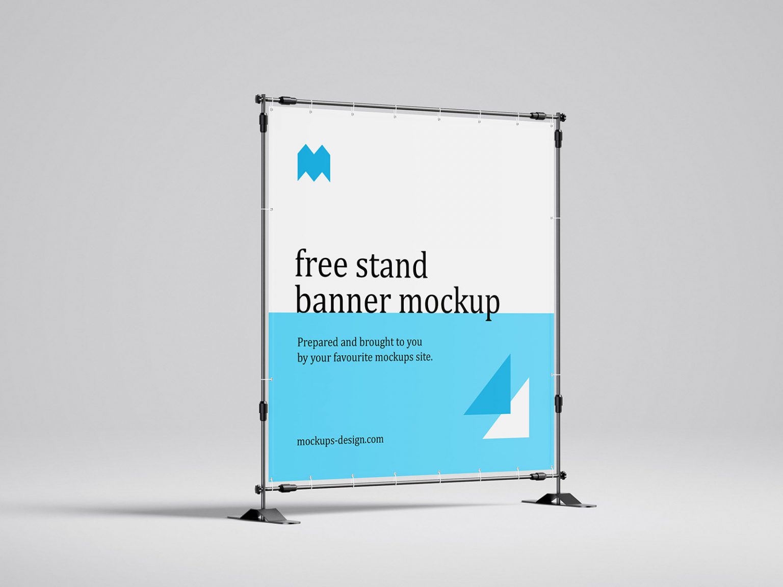 Free banner stand mockup / 200x200 cm - Mockups Design