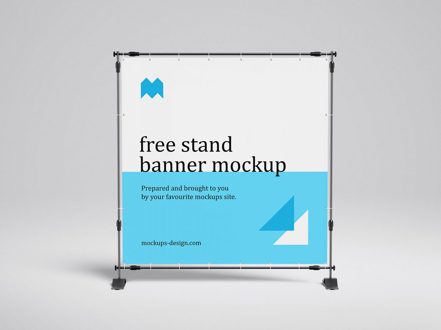 Free banner stand mockup / 200x200 cm - Mockups Design