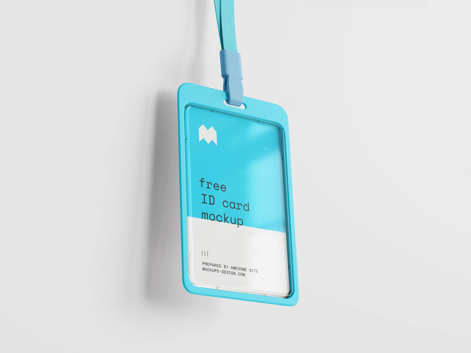 Free ID card holder mockup - Mockups Design