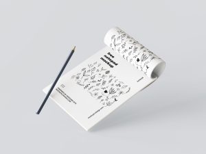 Free notepad mockup - Mockups Design