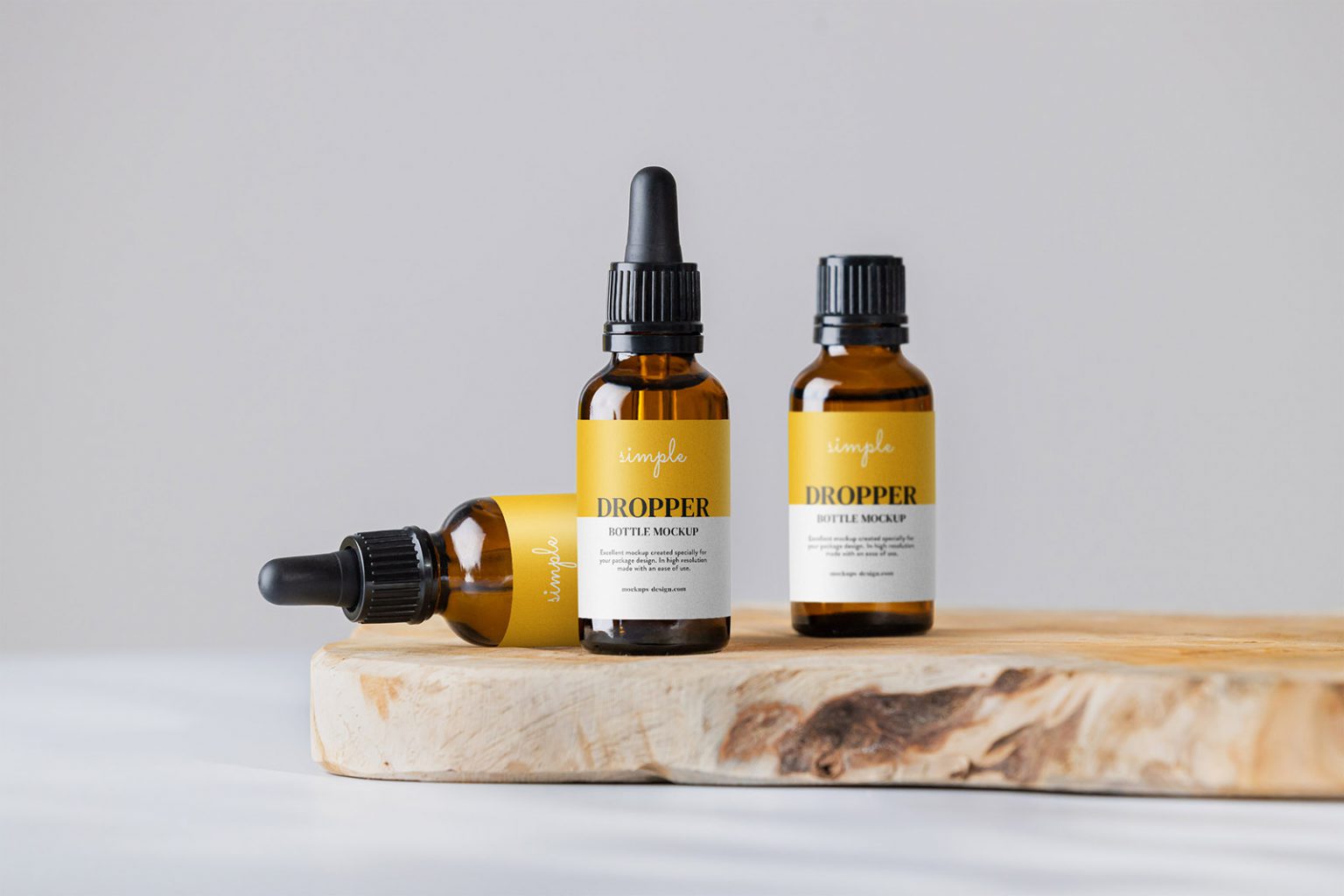 Aromatherpay bottles mockup - Mockups Design