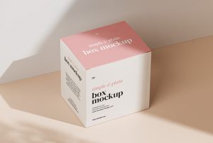 Simple box mockup