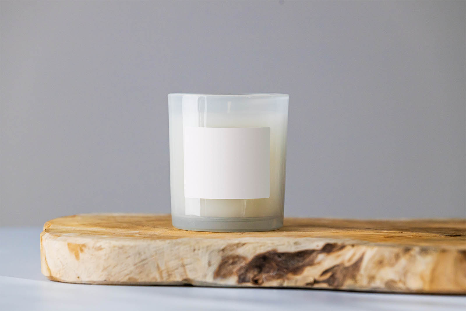 Simple candle mockup
