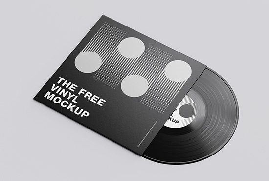 Free vinyl mockup
