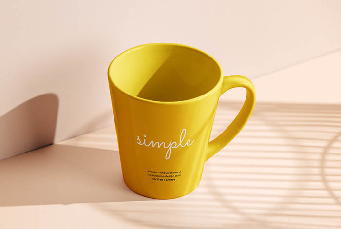 Simple mug PSD template