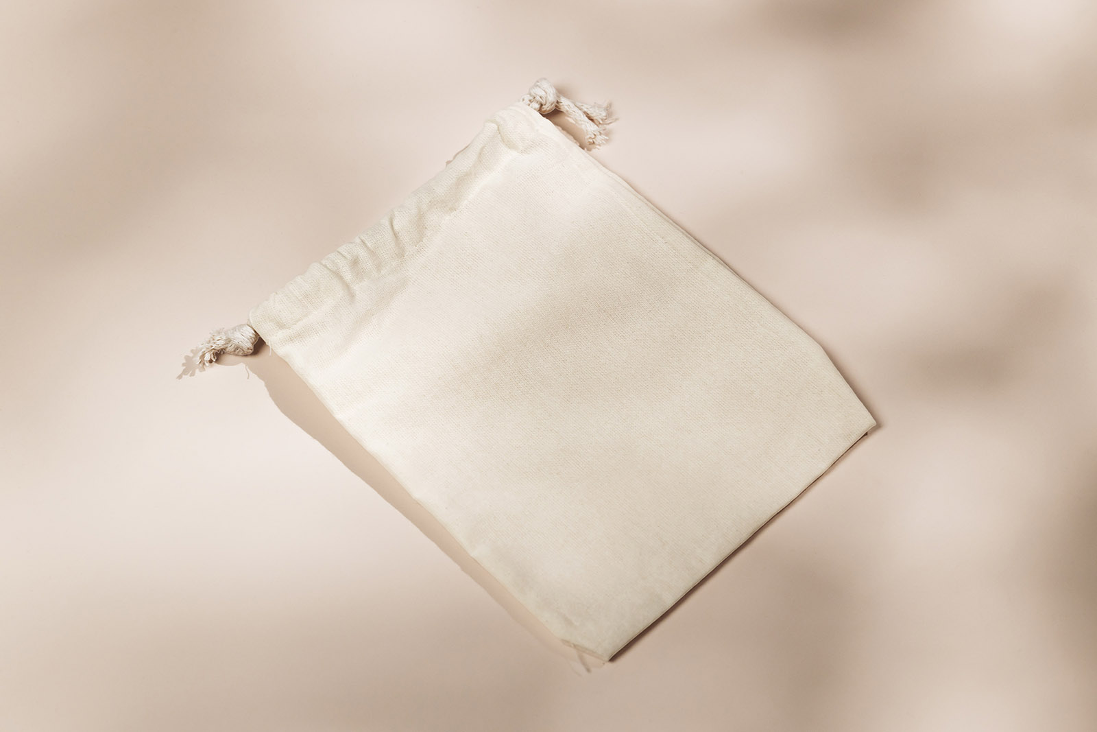 Small linen bag mockup