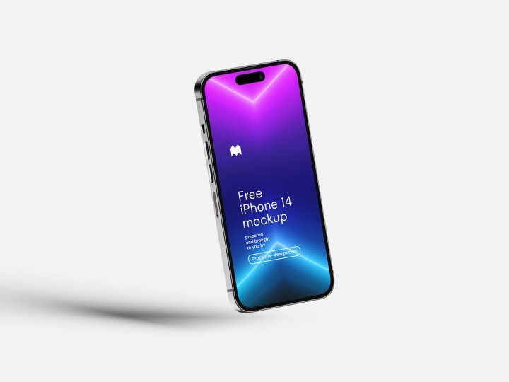 Free iPhone 14 Pro mockup - Mockups Design