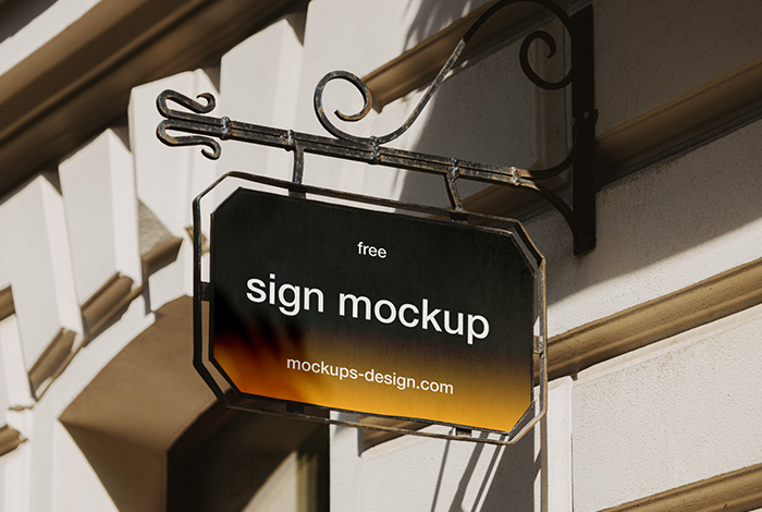 Download Free Free stret sign mockup – Mockups Design