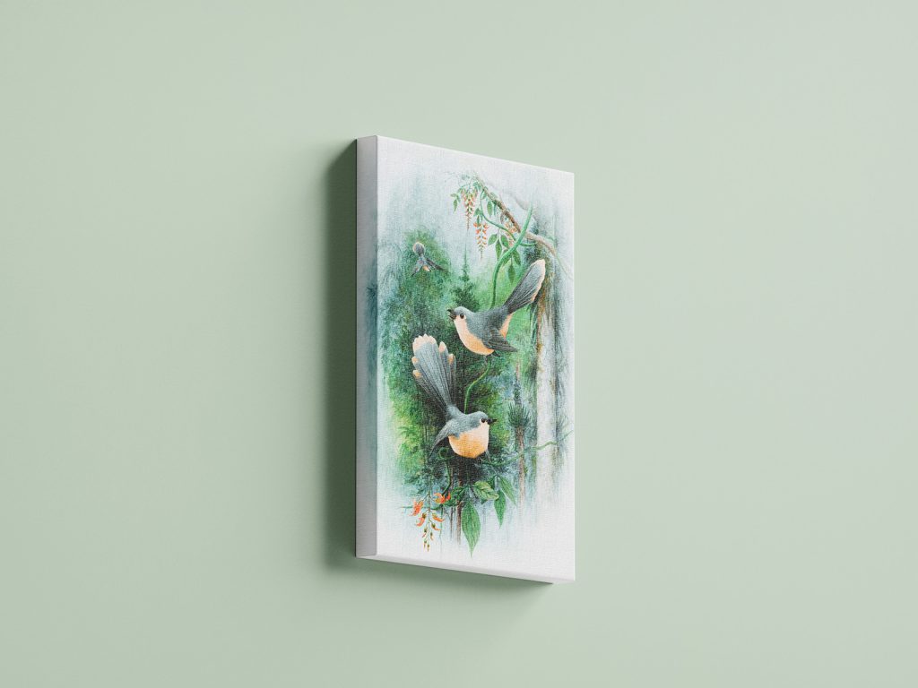 Free canvas mockup Mockups Design