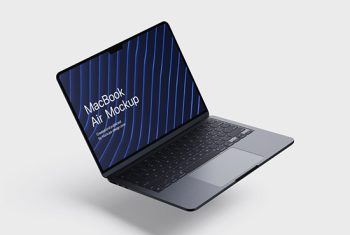 Clean MacBook mockup - Mockups Design