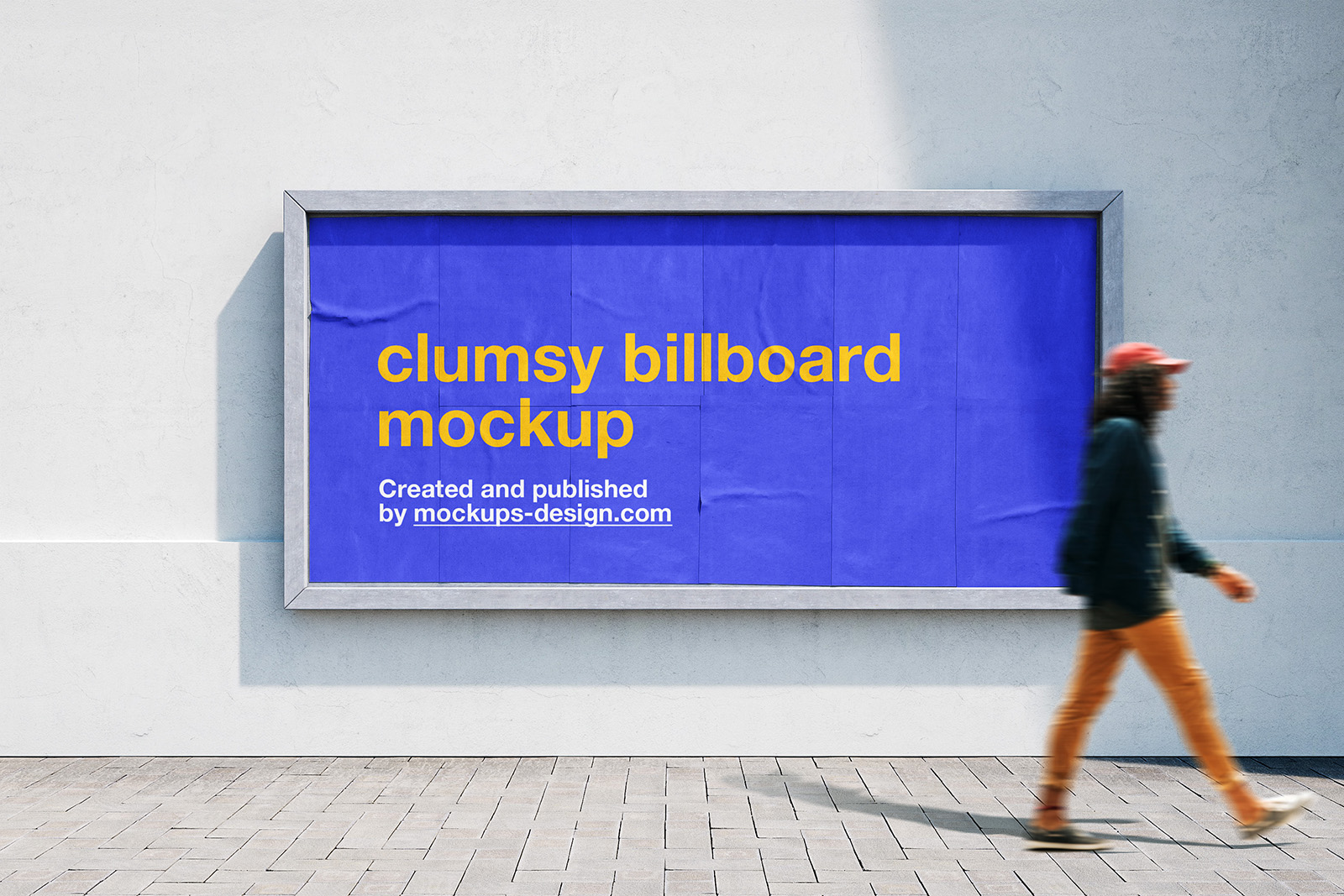 Clumsy billboard mockup