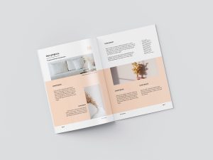 A4 brochure mockup - Instant Download