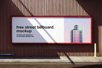 Street wall mockup - Instant Download