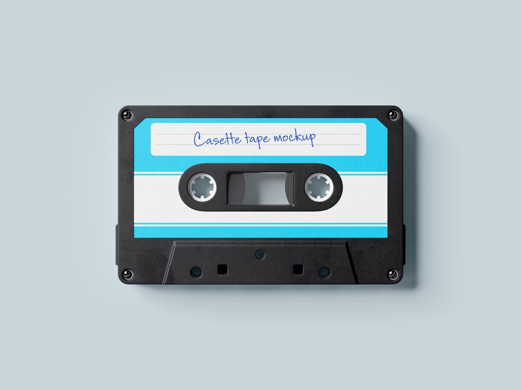 Free audio casette tape mockup - Instant Download