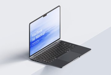 Free MacBook Air 2022 mockup - Mockups Design