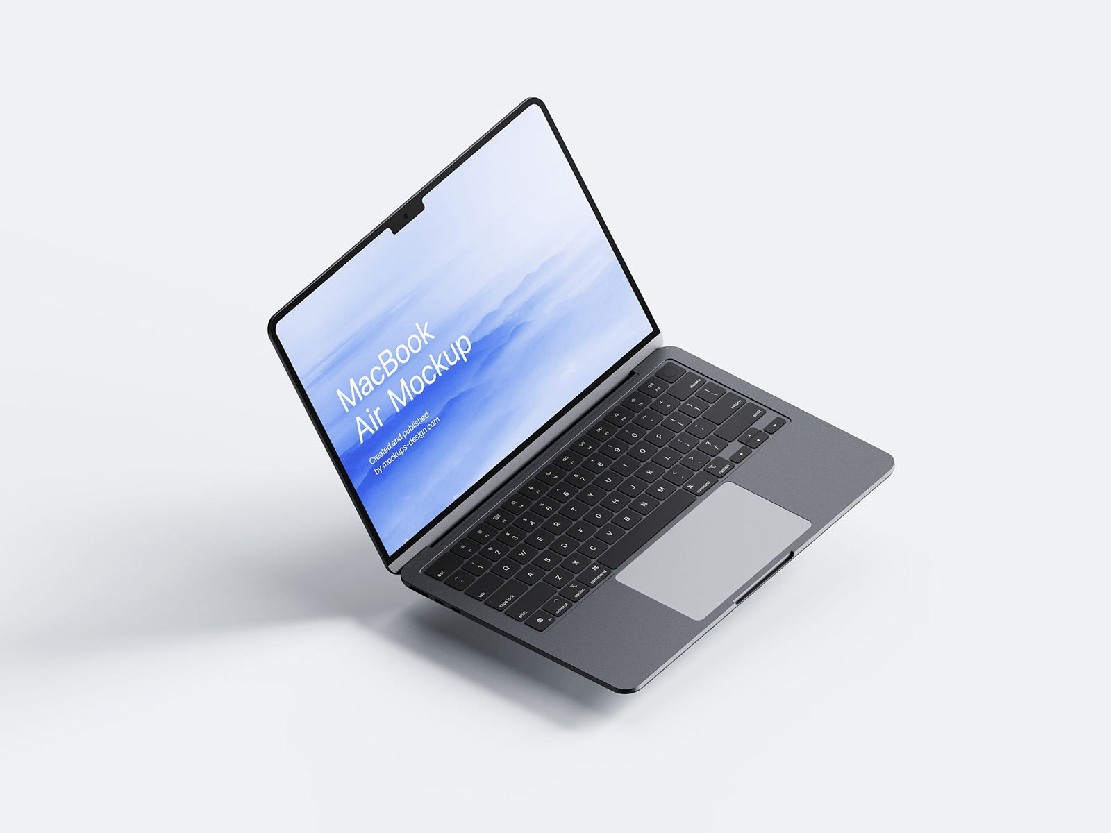 Clean MacBook mockup