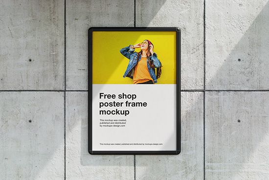 Free poster mockups - Mockups Design