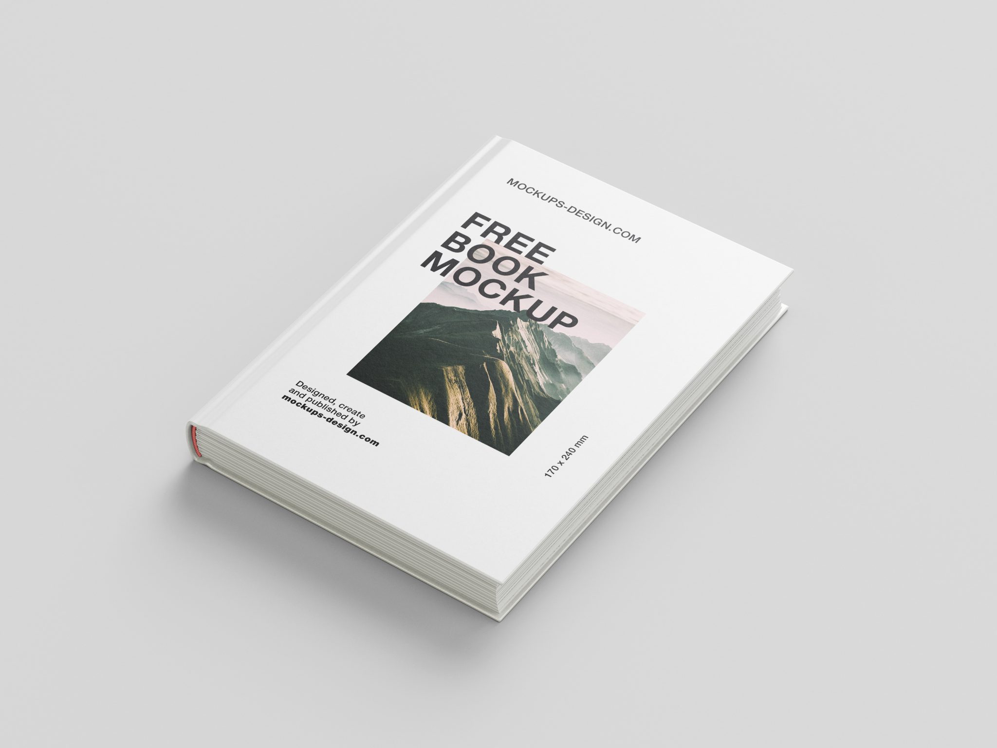 Hardcover book mockup - Mockups Design