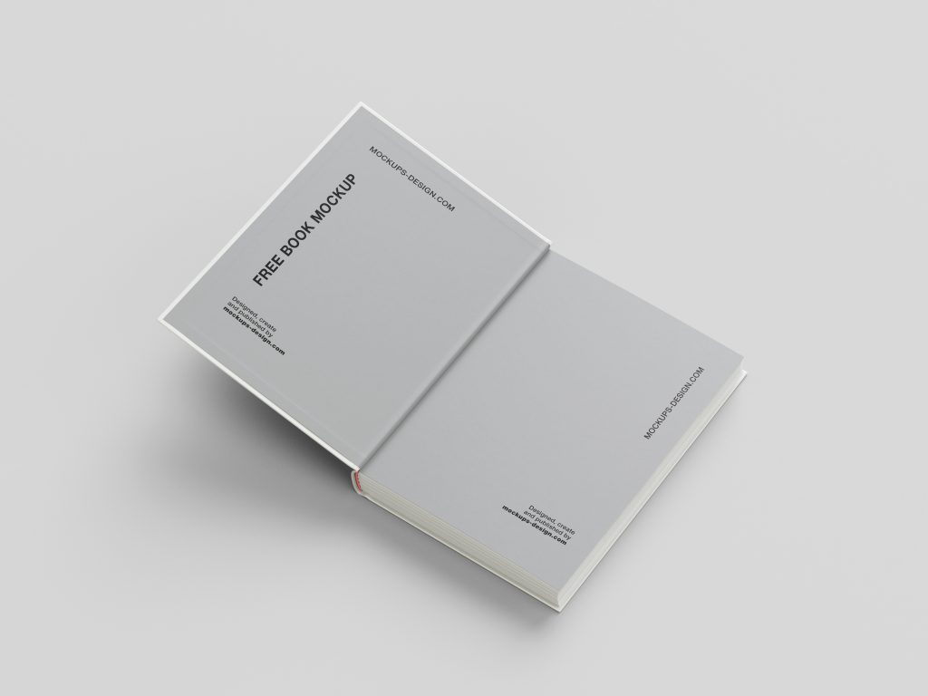Hardcover book mockup - Mockups Design