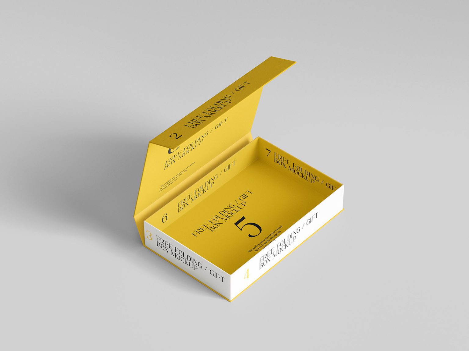 Folding box mockup - Instant Download