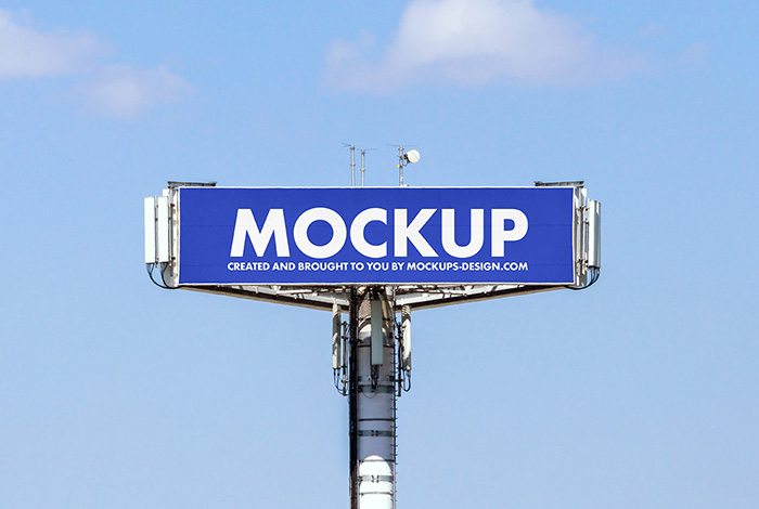 Large billboard mockup
