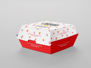 Burger box mockup - Instant Download