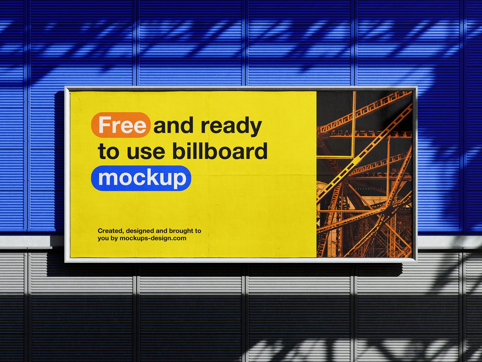 Customizable billboard mockup - Mockups Design