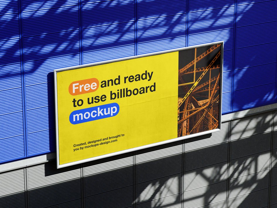 Customizable billboard mockup - Mockups Design