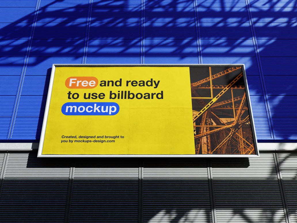 Customizable billboard mockup - Mockups Design