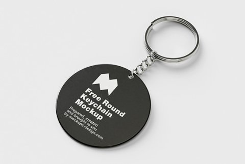 Free key tag mockup - Mockups Design