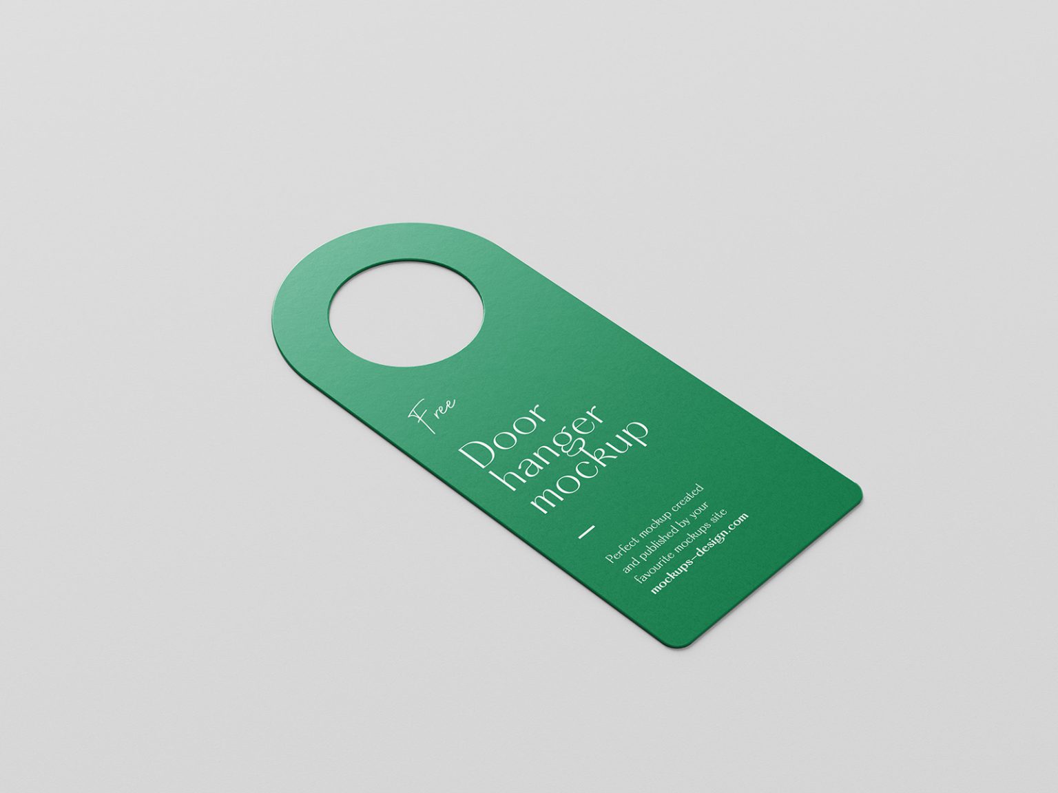 Door hanger mockup - Mockups Design