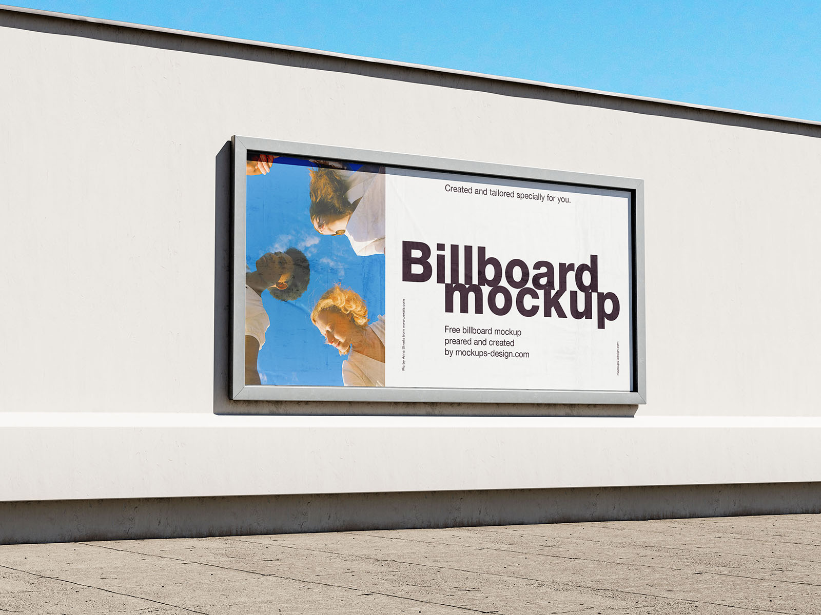 Clean and simple billboard mockup