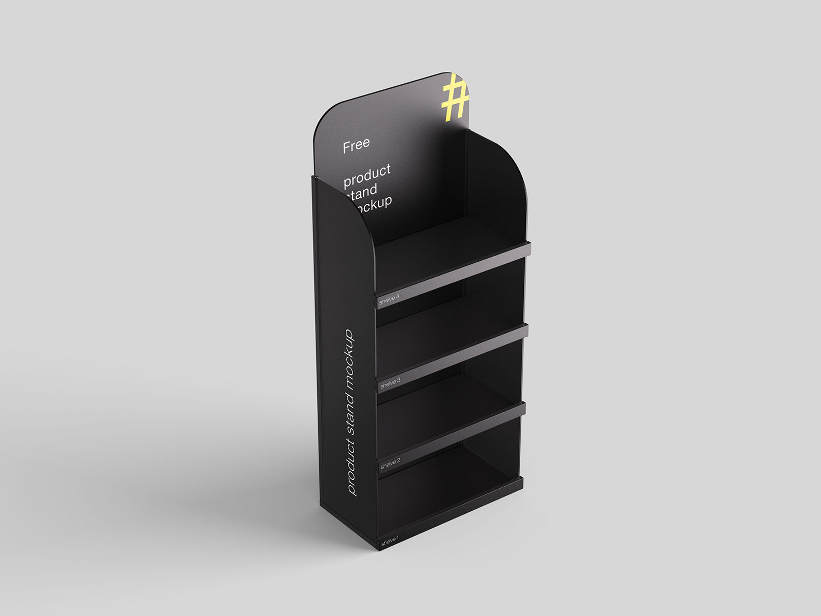 Products stand mockup