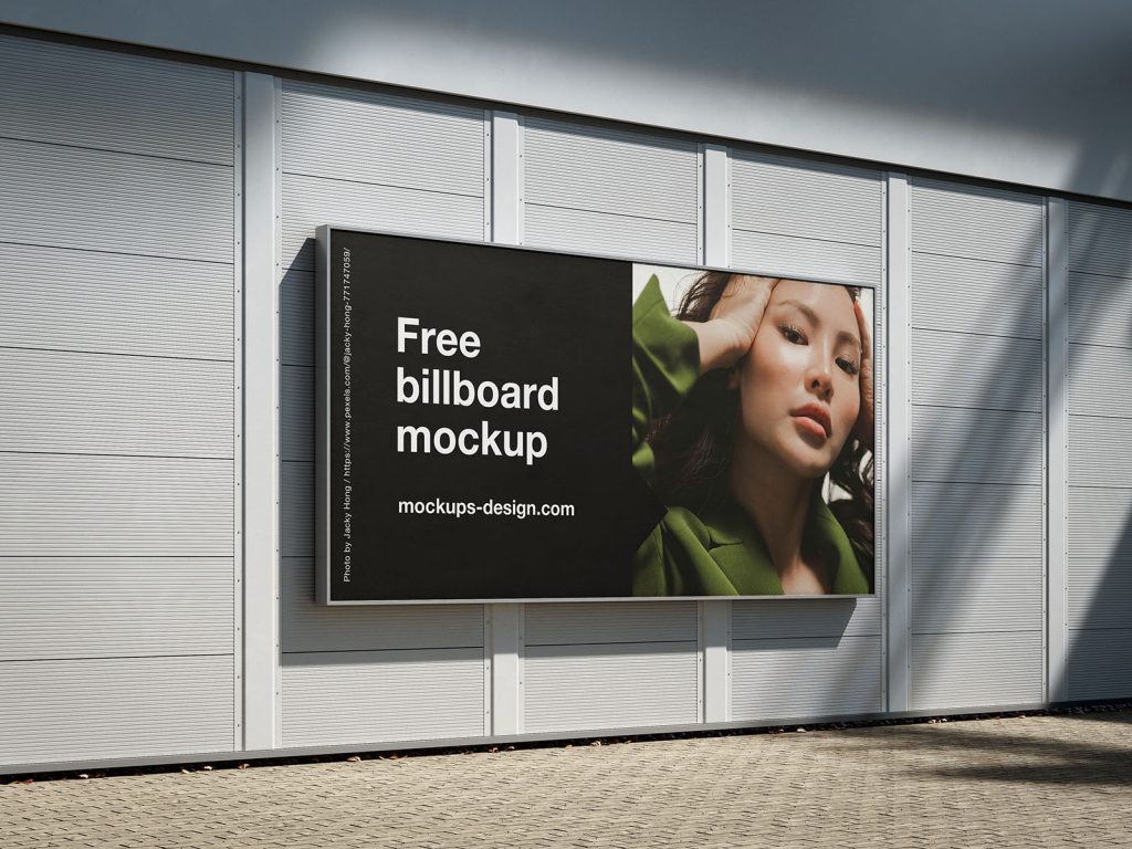 Free customizable billboard mockup - Mockups Design