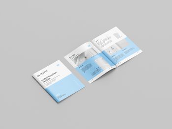 Free US letter brochure mockup - Mockups Design