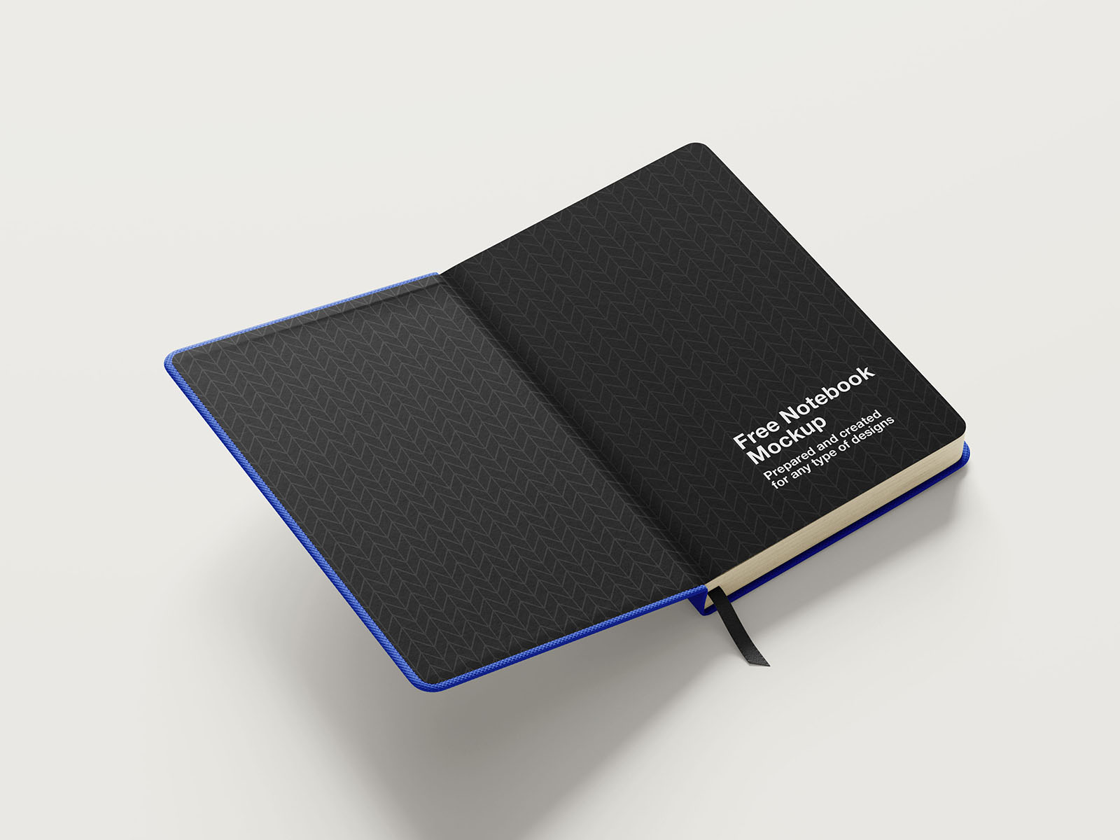 Thick notebook mockup