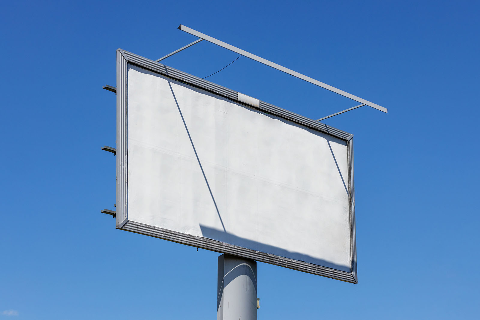 Blue sky billboard mockup