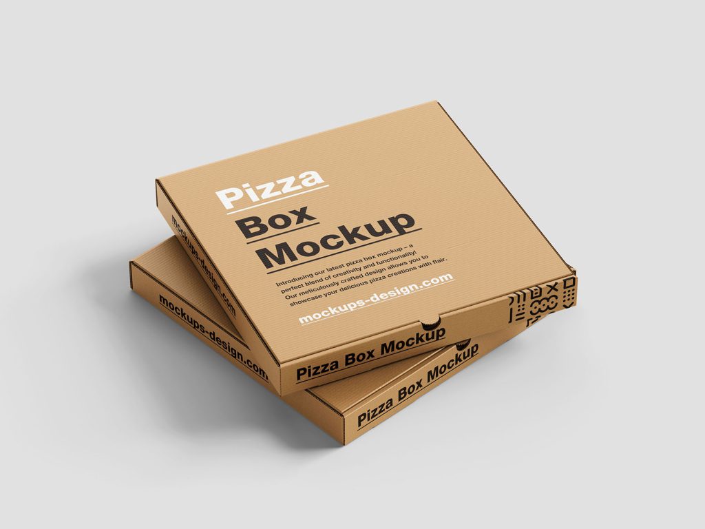 Pizza box mockup - Mockups Design